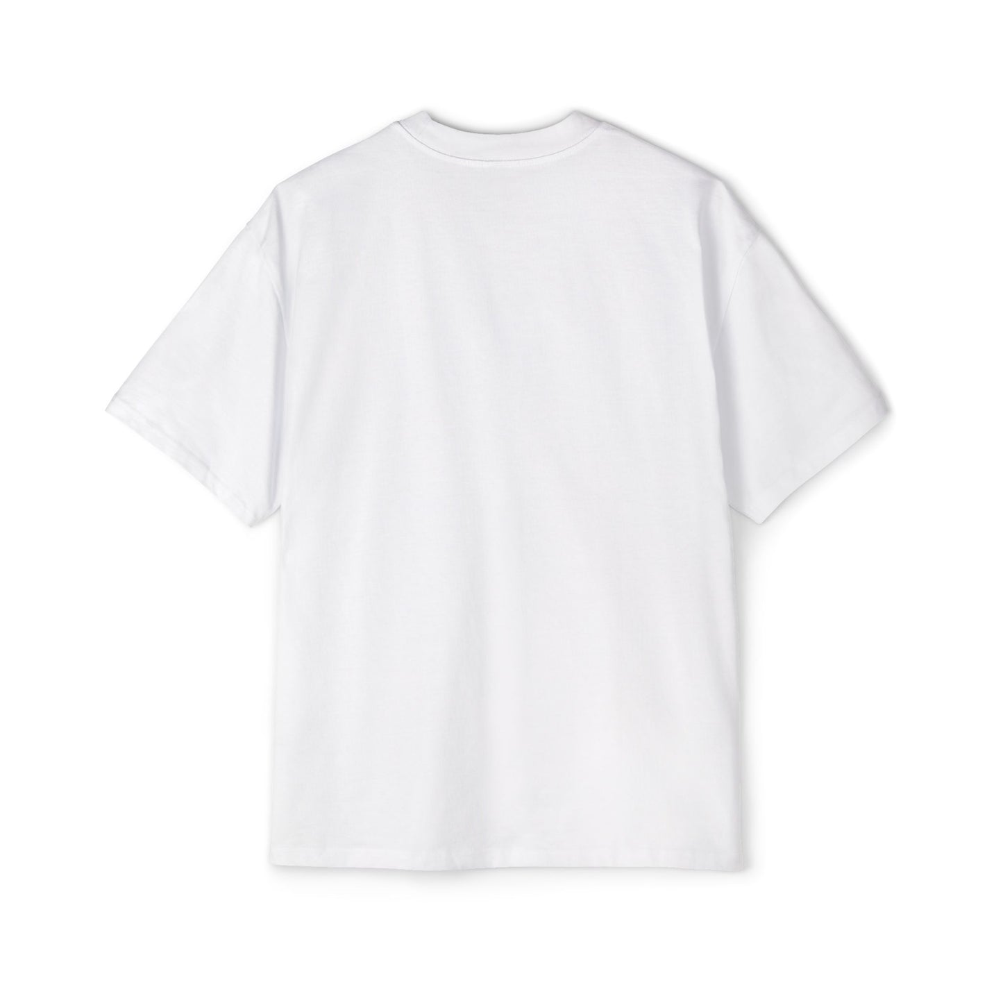 Aftrz Classics Heavy Oversized Short Sleeve T-Shirt - White with Blue Logo