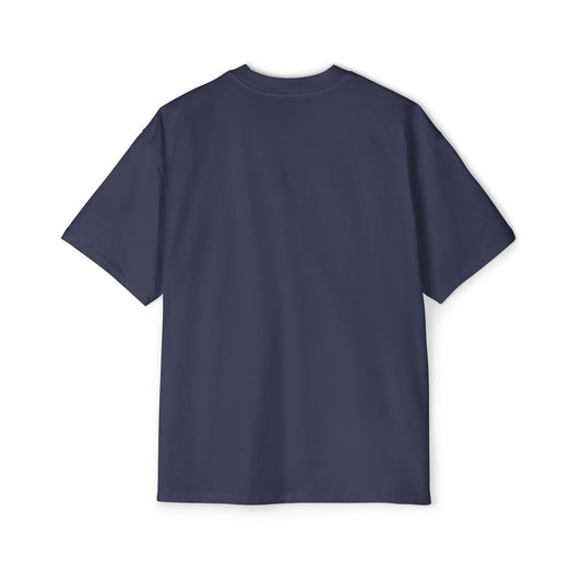 Aftrz Classics Heavy Oversized Short Sleeve T-Shirt - Navy Blue with White Logo