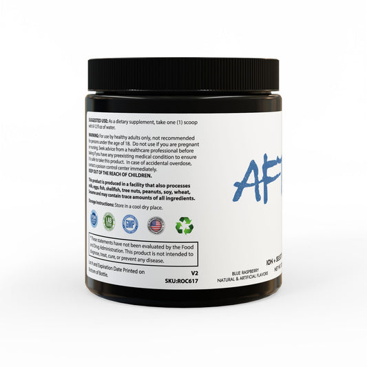 Aftrz Hydration Powder ( Blue Raspberry ) ION + Select Electrolyte Supplement(225g, 7.9oz)