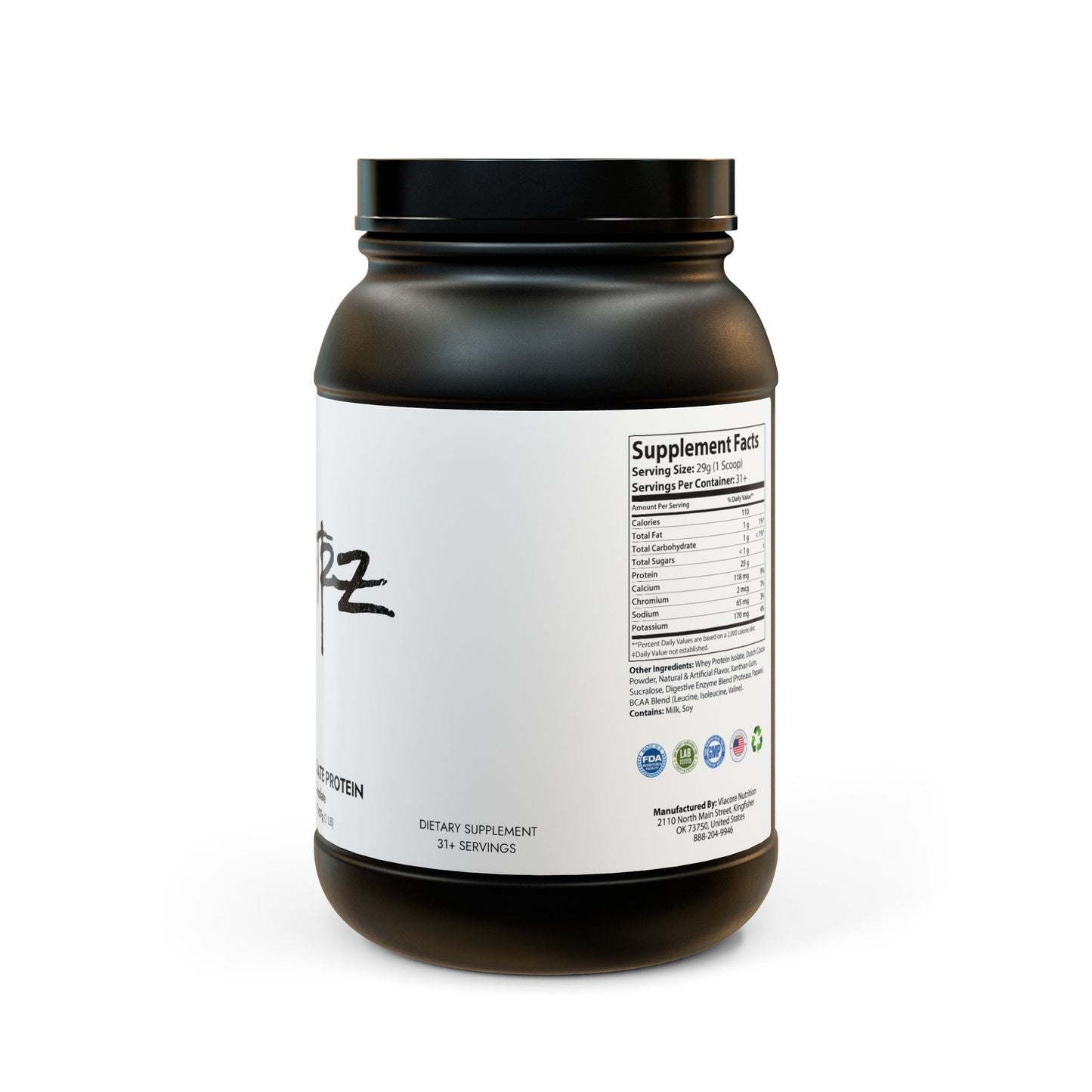 Aftrz Dutch Chocolate Whey Isolate Protein Supplement (907g, 2lb)