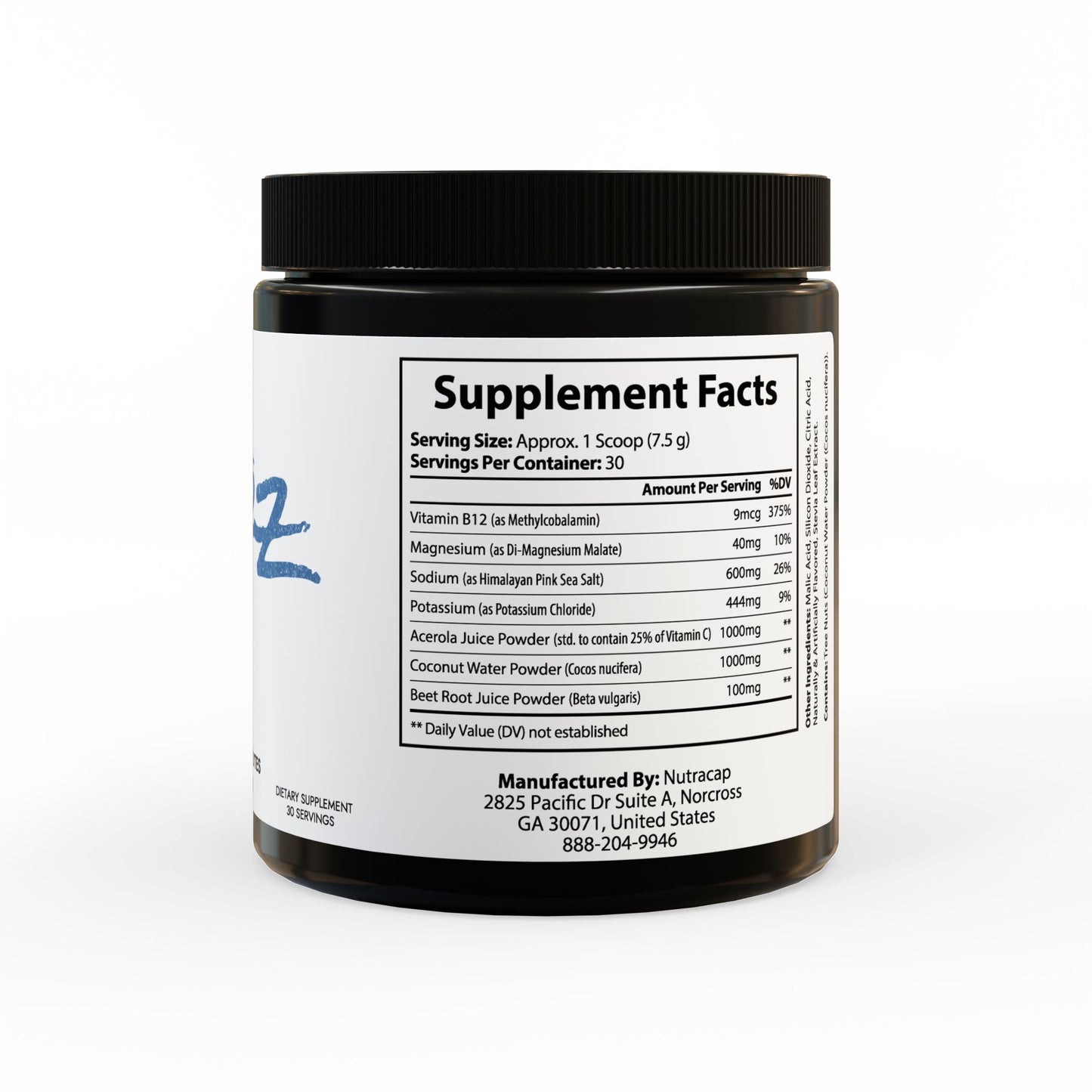 Aftrz Hydration Powder ( Blue Raspberry ) ION + Select Electrolyte Supplement(225g, 7.9oz)