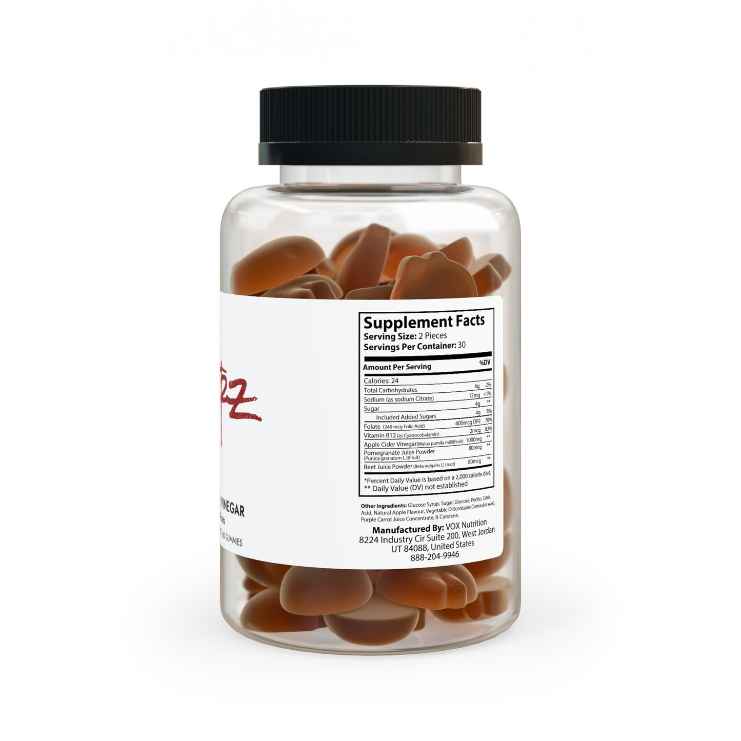 Aftrz Apple Cider Vinegar Gummies (60 Gummies)
