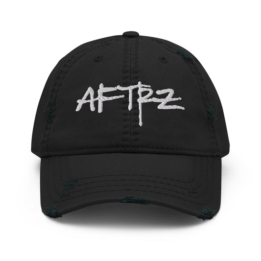 Embroidered Aftrz Distressed Dad Hat