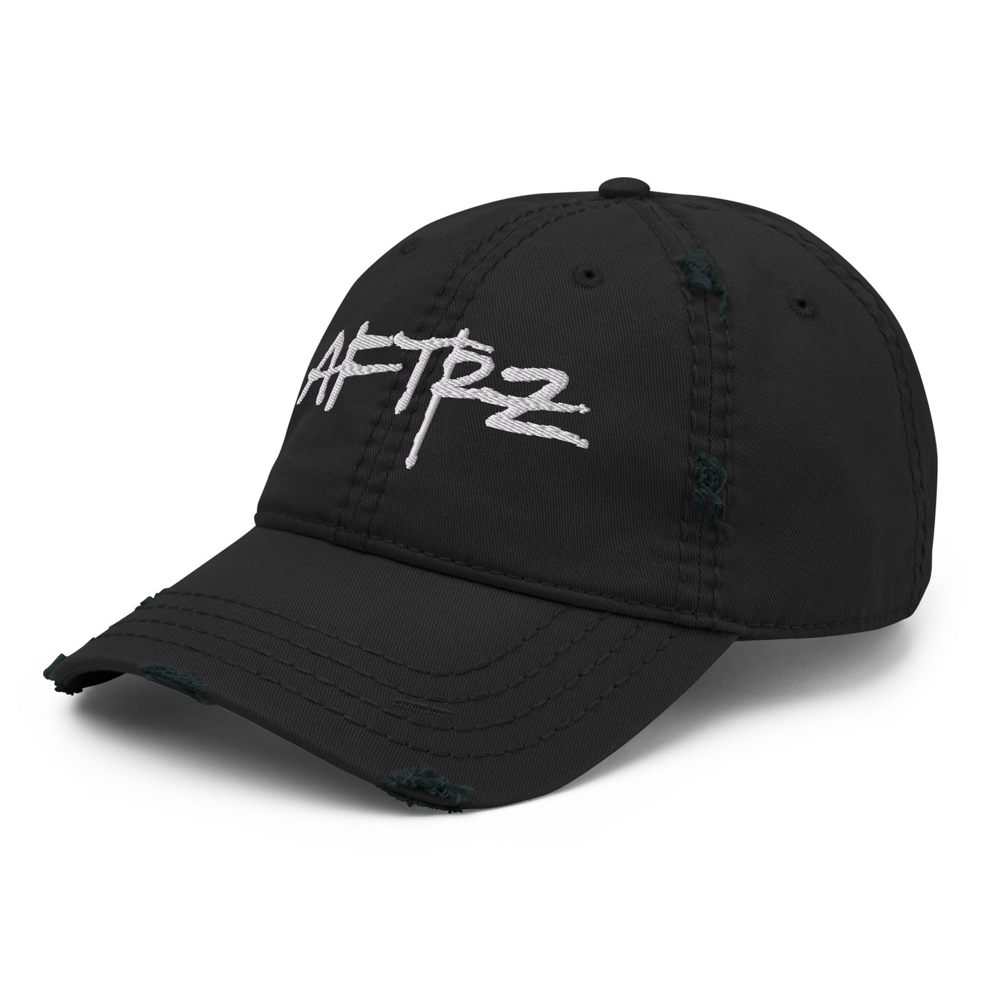 Embroidered Aftrz Distressed Dad Hat