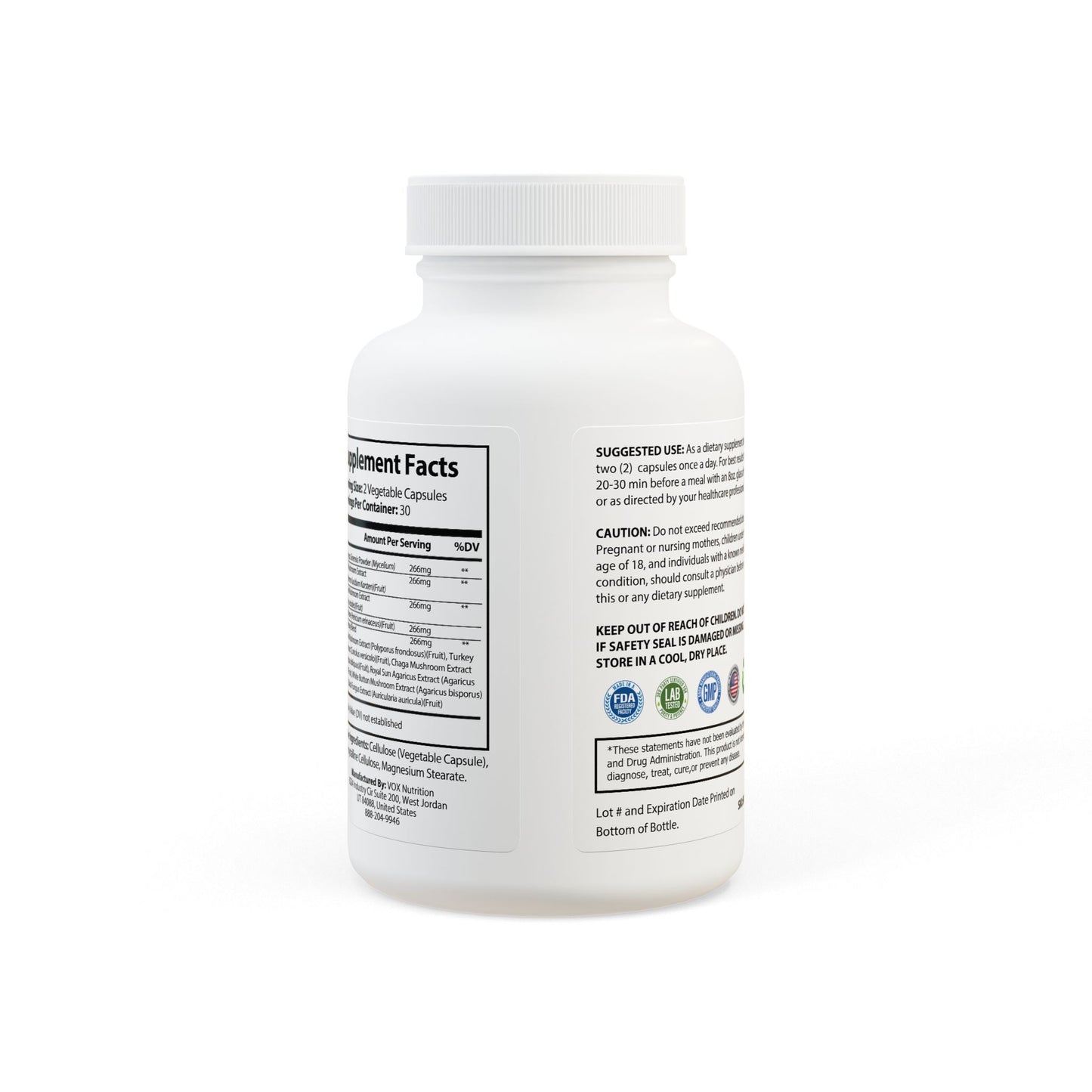 Aftrz Mushroom Blend Supplement (60 Capsules)