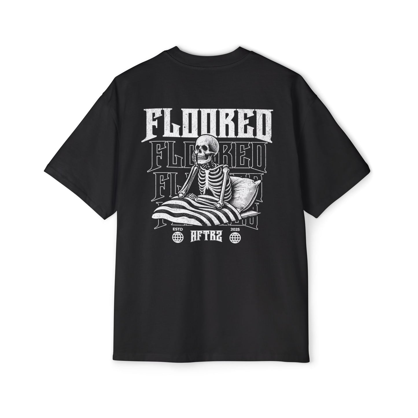 Aftrz Dead Floored Premium Heavy Oversized Short Sleeve T-Shirt
