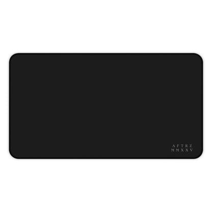 AFTRZ MMXXV Sleek Black Desk Mat with Textured Surface
