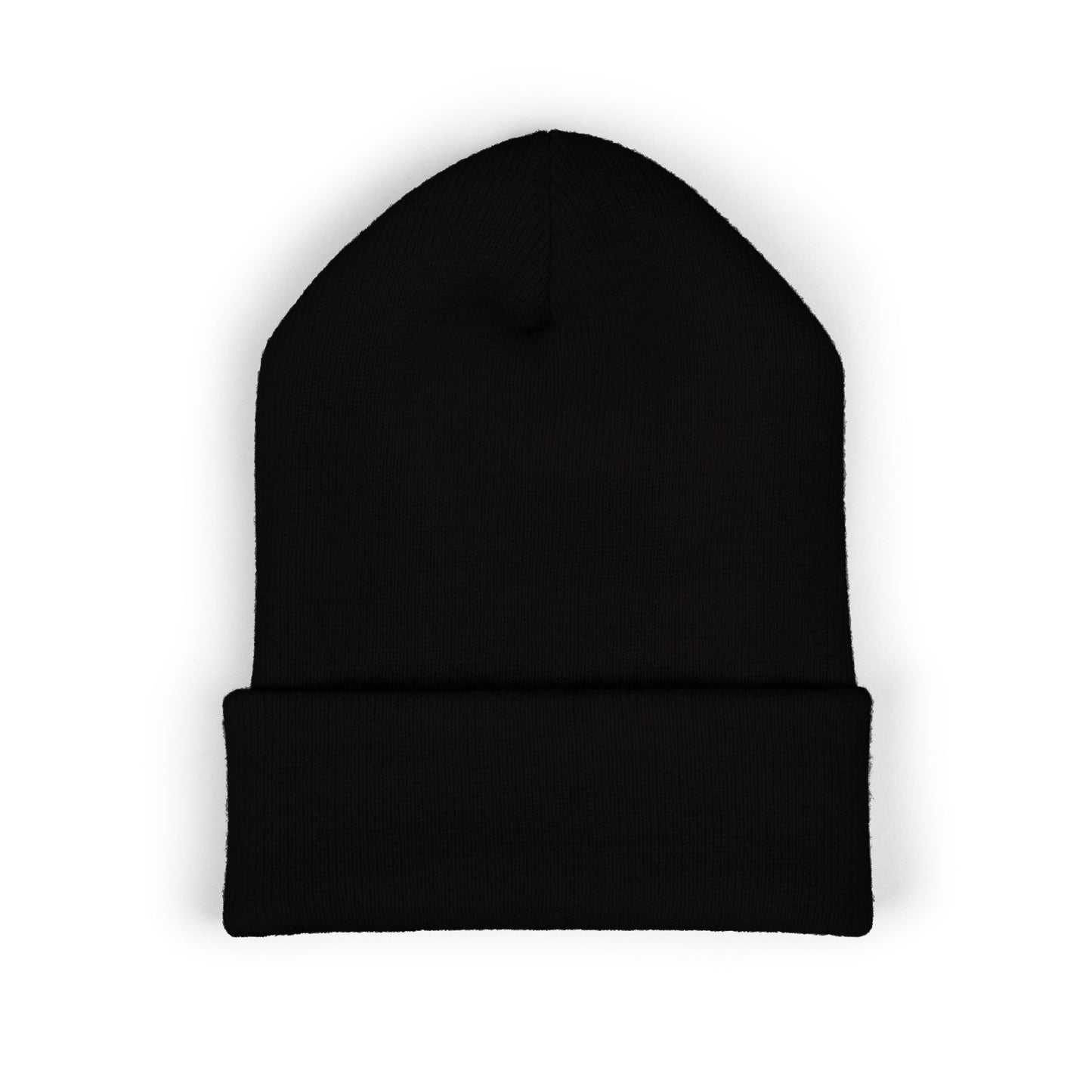 AFTRZ Grunge Logo Embroidered Cuffed Beanie — Streetwear Knit Hat