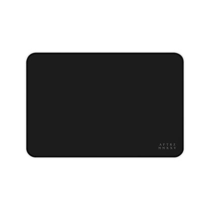 AFTRZ MMXXV Sleek Black Desk Mat with Textured Surface