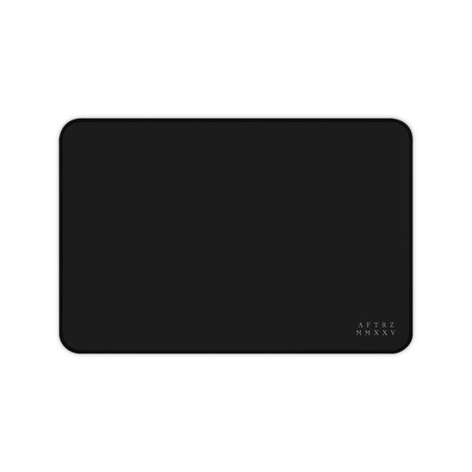 AFTRZ MMXXV Sleek Black Desk Mat with Textured Surface