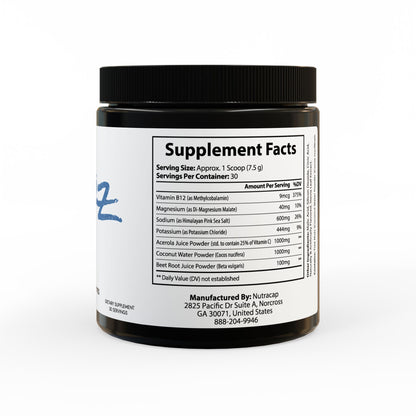 Aftrz Hydration Powder ( Blue Raspberry ) ION + Select Electrolyte Supplement(225g, 7.9oz)