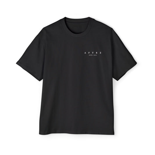 Premium Aftrz Minimal Drop Shoulder Oversized Short Sleeve T-Shirt