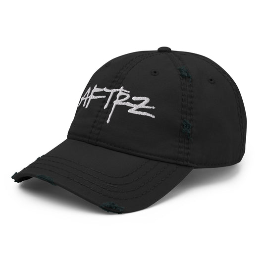 Embroidered Aftrz Distressed Dad Hat